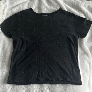 ⭐️ 2/$10 or 3/$15 - Brave Soul Black Short with White Speckle Pattern T-Shirt